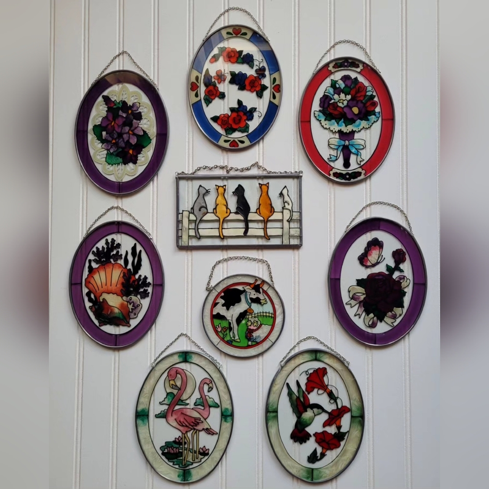 Vintage 1994 Joan Baker Designs Suncatchers ✨️